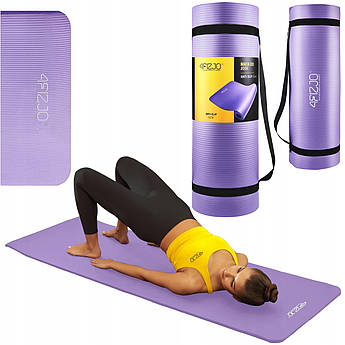 Коврик (мат) для йоги та фітнесу 4FIZJO NBR 1.5 см 4FJ0151 Violet .