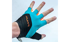 Велоперчатки Lynx Expert Mint без пальців з вентиляцією для літнього велоспорту