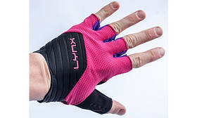 Велоперчатки Lynx Expert Pink для жінок, літні, без пальців, з вентиляцією