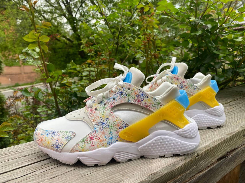 Custom splatter nike huarache online