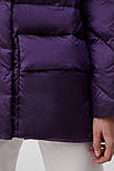 Жіночий пуховик Finn Flare FAB11051-807 фіолетовий XL, фото 8