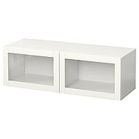 Комбинация настенных шкафов IKEA БЕСТО, белый, Белый Синдвик, 120x42x38 см, 094.398.45