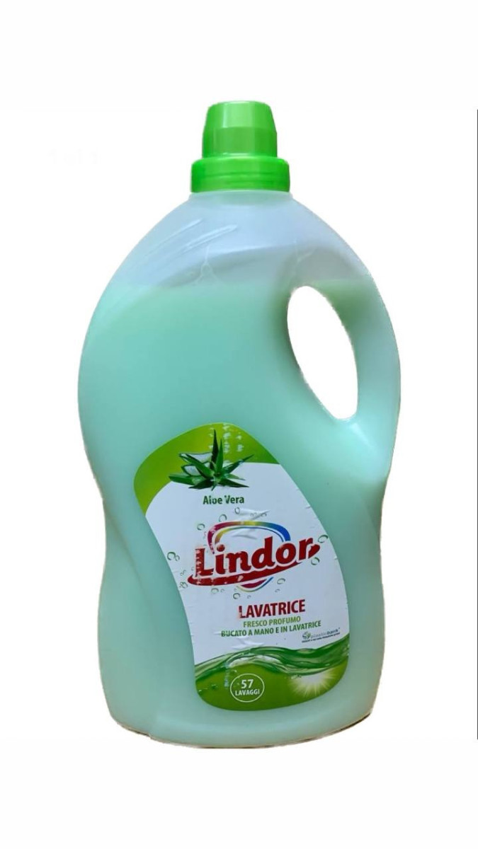 Гель для стирки с алое 4 л lindor Lavatrice Aloe Vera 8003985209392 стиральный гель - фото 1 - id-p1839426741