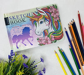 Скетчбук А5 24 аркуші Тверда обкл. Чистий аркуш 9454 Mandarin