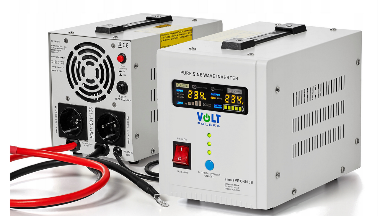 Блок безперебійного живлення для котлів Volt Polska Sinus PRO 800E 12V UPS