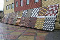 Плитка тротуарная вибролитая серая 250х250х25мм (цвет в ассортименте)