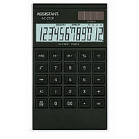 Калькулятор ASSISTANT АС02326 black/silver 12 разрядов Черный