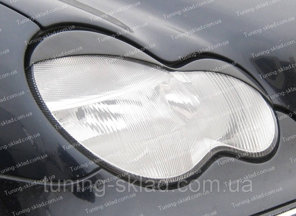 Вії Мерседес W203 (накладки на передні фари Mercedes W203), фото 1