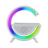 Нічник лампа Smart Light Sound Machine з бездротовою зарядкою Bluetooth колонкою G-Smart Док-станція, фото 5
