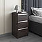 Тумба приліжкова VAYS, в спальню, сучасна, 3 шухляди, без ручок R-30, фото 4