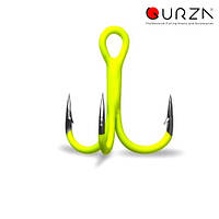 Трійник Gurza Round Treble ST-36 UV CHARTREUSE #10 1шт