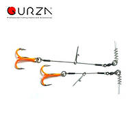 Оснащення Gurza Leader Stinger Rig ST-36 #2 (7&9 сm) ORuv 2pcs.