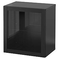 Комбинация настенных шкафов IKEA БЕСТО, черно-коричневый, СИНДВИК, 60x42x64 см, 794.398.23