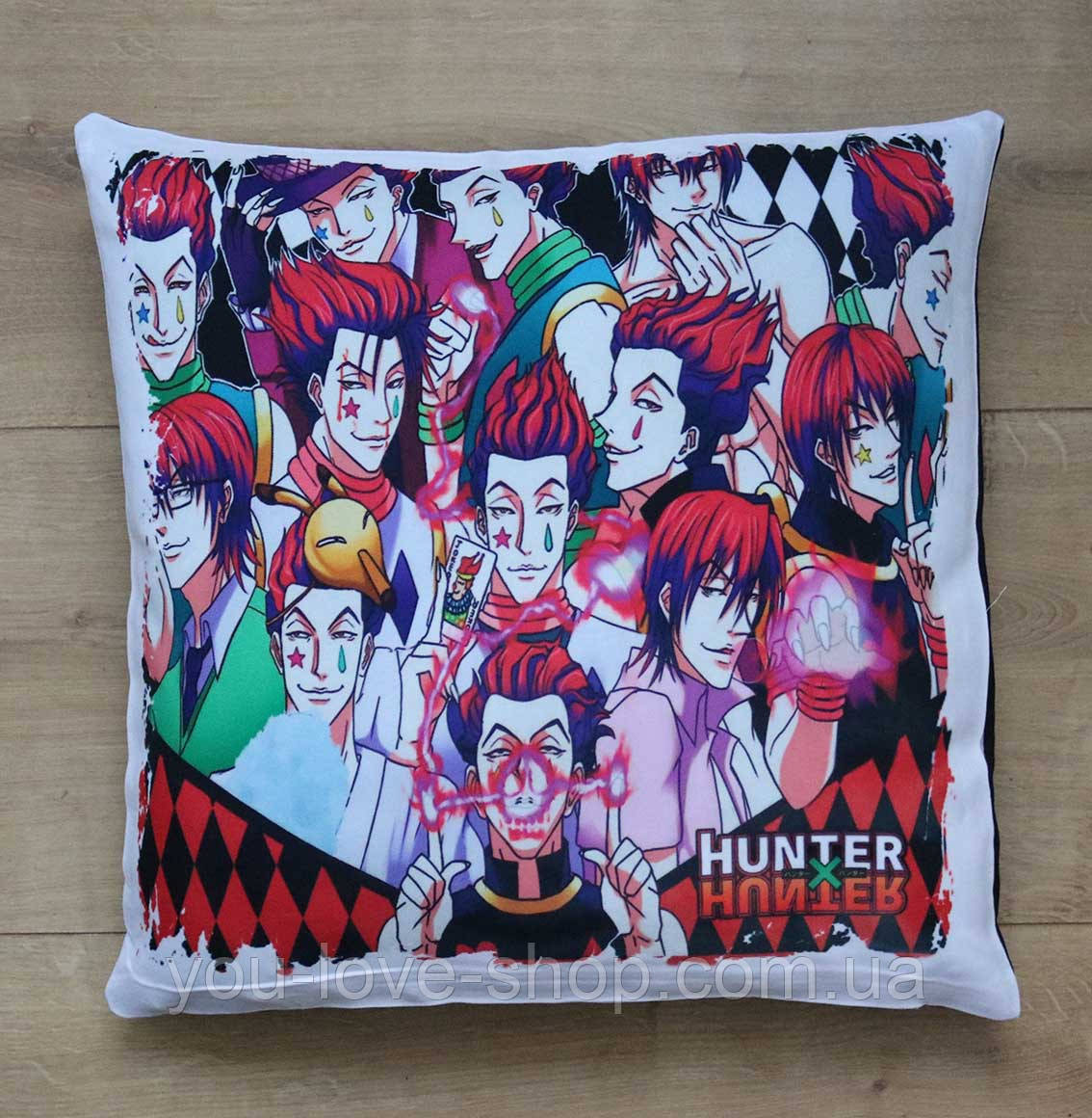 Подушка Hunter X Hunter "Герой Хисока" Мисливець х Мисливець