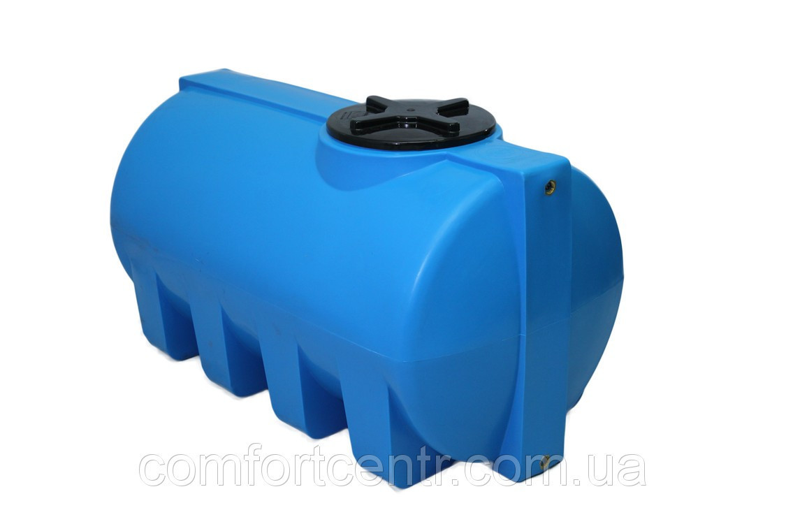 Пластиковая горизонтальная емкость на 500 литров G-505 для хранения гсм - фото 3 - id-p336280966
