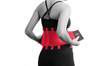 Пояс компресійний MadMax MFA-277 Slimming belt Black/rubine red M -UkMarket-