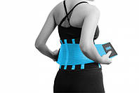 Пояс компресійний MadMax MFA-277 Slimming belt Black/turquoise S -UkMarket-