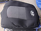 Автомобільні чохли авточохли салону на сидіння Elegant Hyundai Tucson чорні 04- Хендай Туксон, фото 4