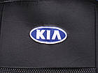 Автомобільні чохли авточохли салону на сидіння Elegant Kia Carens 7м чорні 06-12 КИА Каренс, фото 2