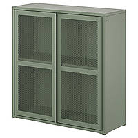 Шкаф IKEA ИВАР, Дверь, серо-зеленая сетка, 80x83 см, 505.312.52