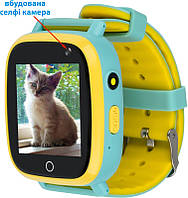 Детские умные часы AmiGo GO001 iP67 Blue-Yellow