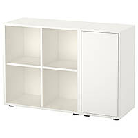 Комбинация шкафов с ножками IKEA ЭКЕТ, белый, 105x35x72 см, 491.892.03