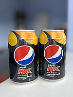 Безалкогольний газований напій Pepsi Max Mango , ж\б , 330 мл