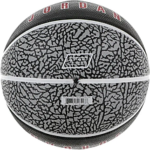 М'яч баскетбольний Nike Jordan Playground 2.0 8P Deflated Wolf Grey/Black/White/Varsity Red, розмір №6, фото 4