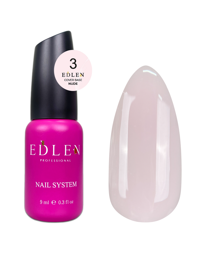 Камуфлювальна база Edlen Cover Nude Base No3, 9 мл