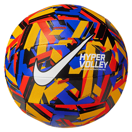 М'яч волейбольний Nike Hypervolley 18P Graphic Hyper Royal/University Gold/Black/White, розмір №5, фото 4