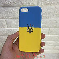 Накладка Silicone Ukraine Print iPhone7,iPhone8,iPhone SE / Герб Украины для Apple/