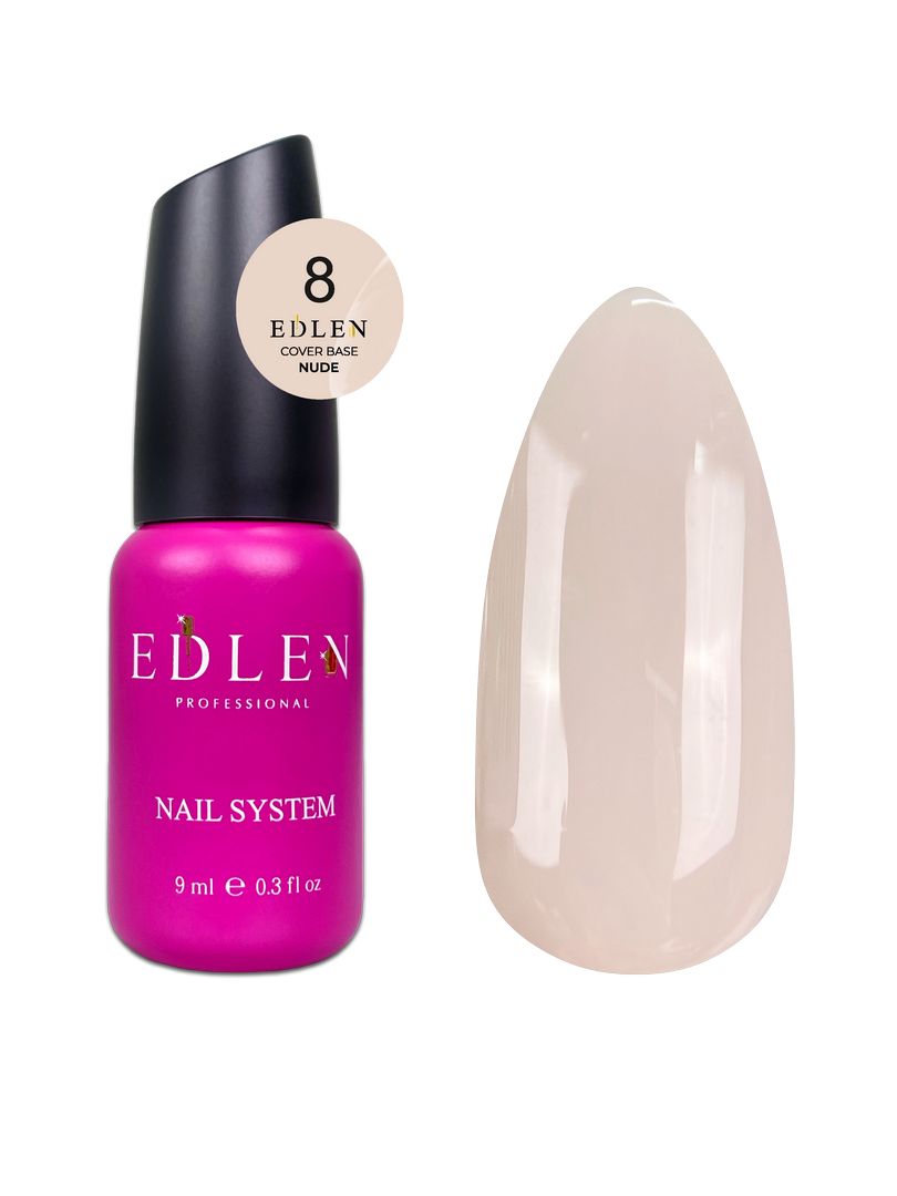 Камуфлювальна база Edlen Cover Nude Base No8, 9 мл