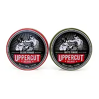 Набор Uppercut Deluxe Pomade, 100 грамм + Uppercut Matt Pomade, 100 грамм