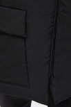 Подовжений жіночий пуховик Finn Flare FWB160135-200 Plus Size чорний XL, фото 7