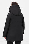 Подовжений жіночий пуховик Finn Flare FWB160135-200 Plus Size чорний XL, фото 5