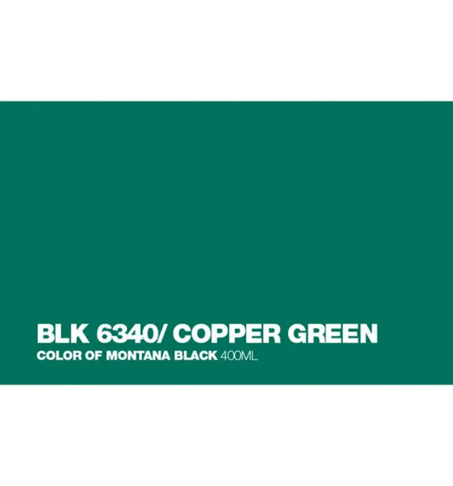 Краска Montana BLK6340 Зеленая медь (Copper Green) 400 мл: продажа