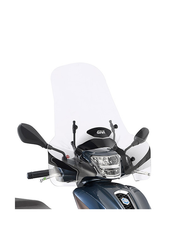 Вітрове скло Givi для мотоциклів Piaggio Medley 125-150 I-Get/ Medley S125-150 I-GET (20-) прозоре