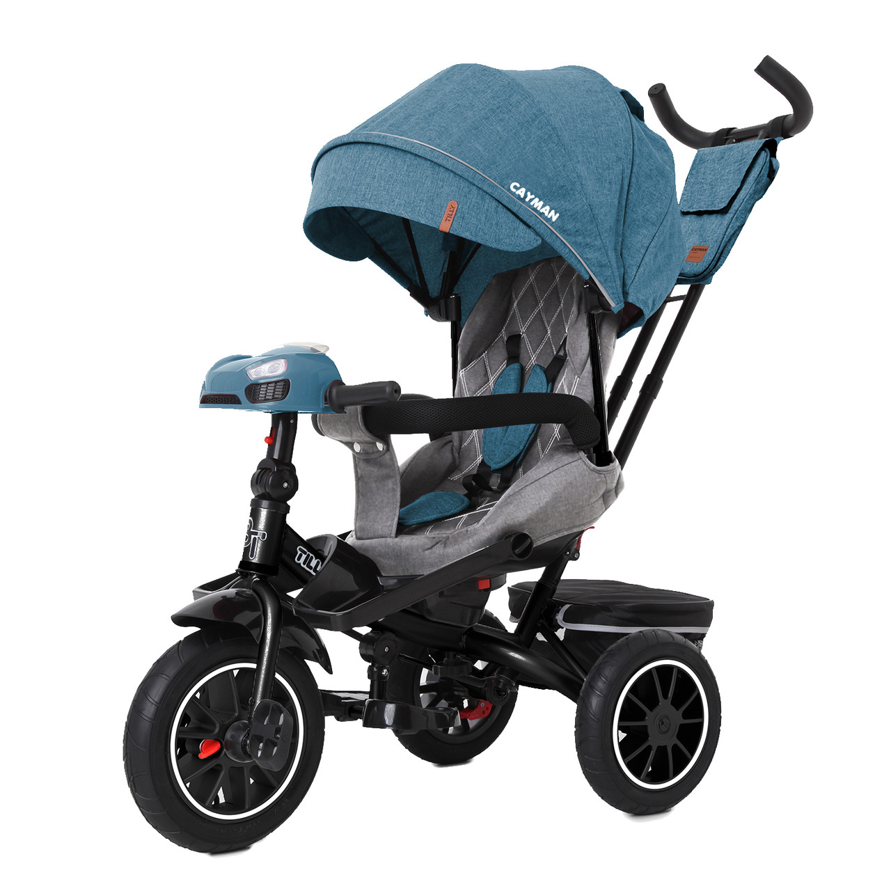 Дитячий триколісний велосипед Tilly Cayman (Тіллі Кайман) T-381/7 (зелений колір), фото 1