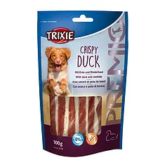 ТЕРМІН 08.2023!! Ласощі для собак Trixie PREMIO Crispy Duck 100 г (качка)
