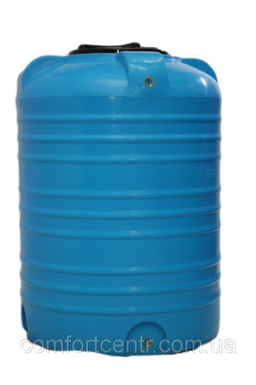 Пластиковая вертикальная емкость для хранения токсических веществ V-5001 на 5000 литров - фото 2 - id-p336281044