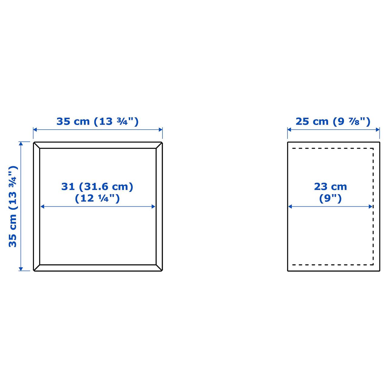 Комбинация настенных шкафов IKEA ЭКЕТ, под грецкий орех, белый, 80x35x210 см, 494.903.23 - фото 5 - id-p1926460071