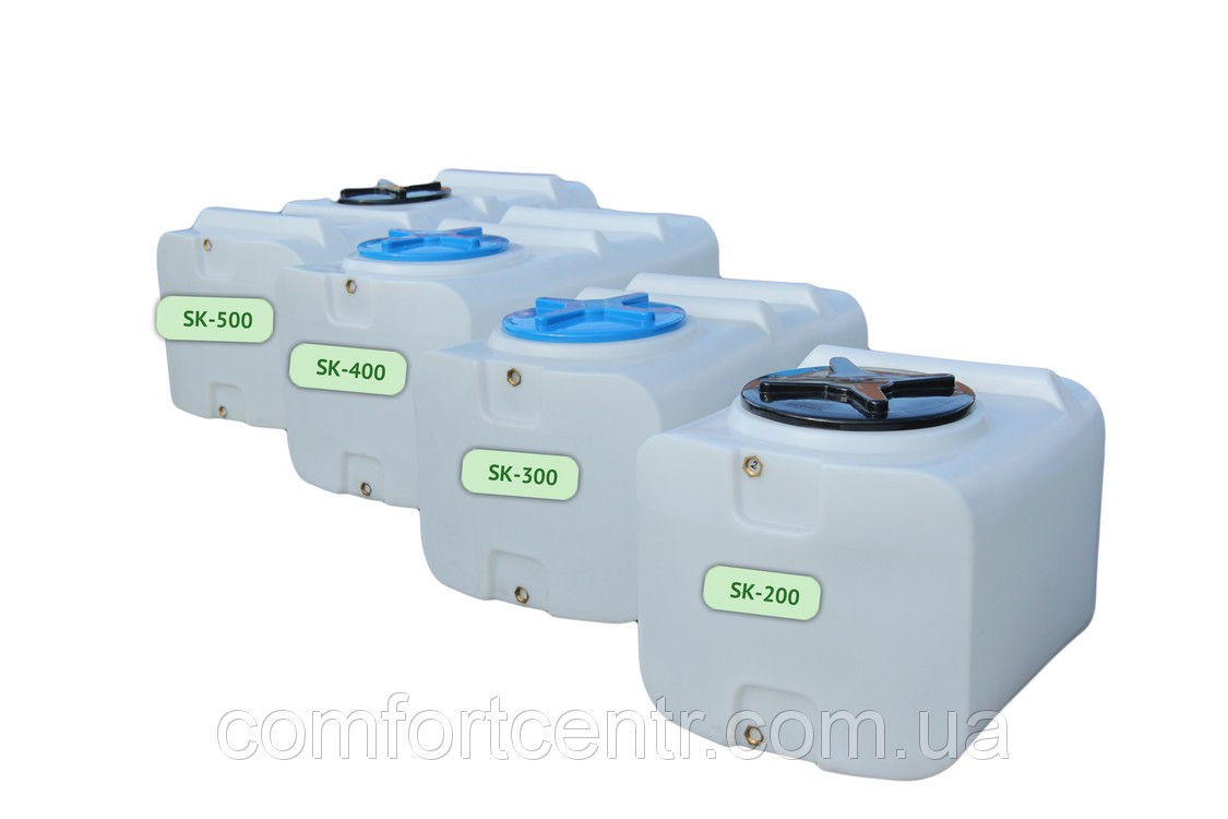 Пластиковая квадратная емкость на 400 литров SK-400 для хранения токсических веществ - фото 5 - id-p336281054