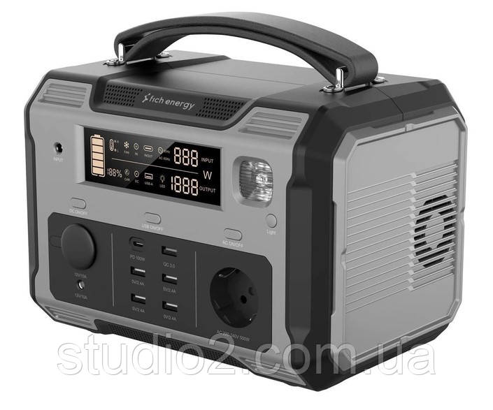 Зарядна станція Fich Power Station F500 500 Wh 140 400 mAh 500W, фото 1