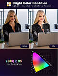 60 світлодіодних селфі, перезаряджуваний телефон CRI 95+, 3 колірні температури, 10 рівнів яскравості, фото 2