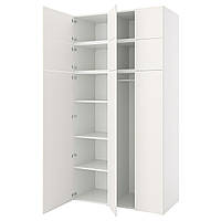 Гардероб с 9 дверями IKEA ОПХУС, белый, Фоннес белый, 140x57x261 см, 694.243.32
