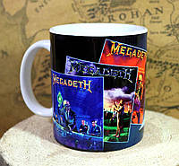 Чашка Megadeth "Rock & Skulls" Мегадет