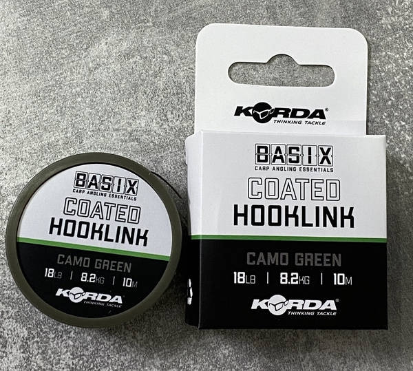 Повідцевий матеріал Korda Basix Braided Hooklink 18 lb 10m