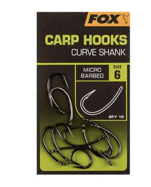 Коропові гачки Fox Carp Hooks Curve Shank Гачки #4