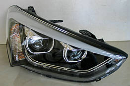 Передні альтернативна тюнінг оптика фари передні LED на Hyundai Santa Fe 3 12-15 Хендай Санта Фе