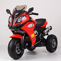 Детский мотоцикл Bambi (M 3913EL) с двумя моторами Красный